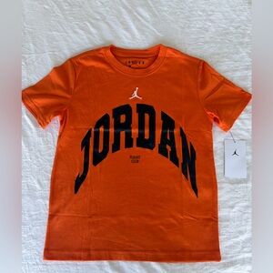 Jordan Flight Club Kids T-Shirt Orange | NWT | Size 8–10